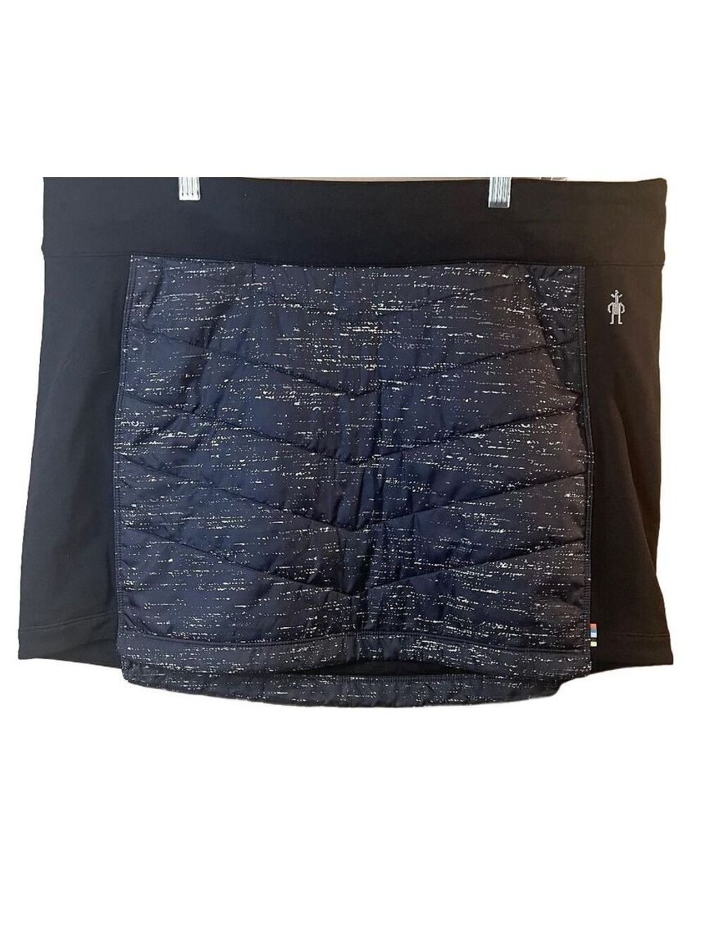 Smartwool Smartloft Merino Wool Insulated Quilted Skirt XL Black Gray